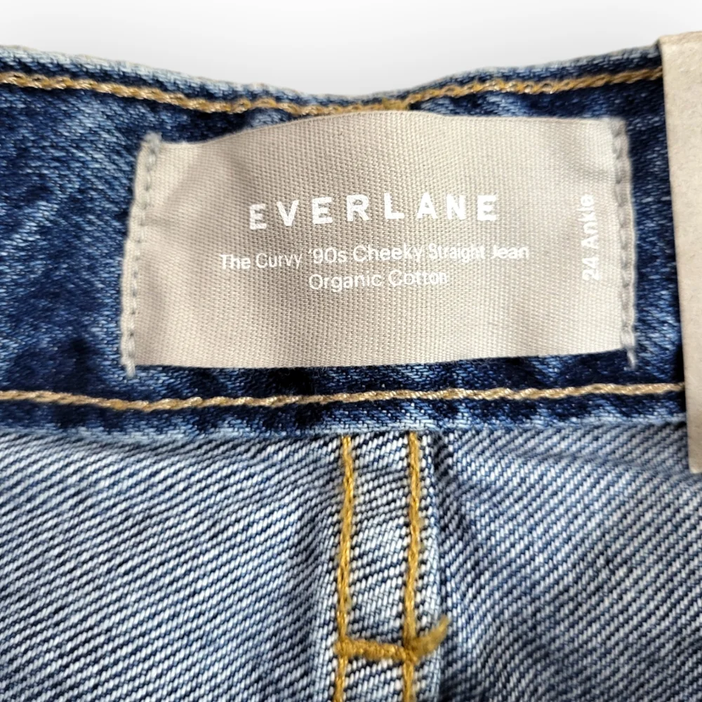EVERLANE The Curvy 90s Cheeky Jean Size 24 Ankle Button-Fly - Picture 12 of 14